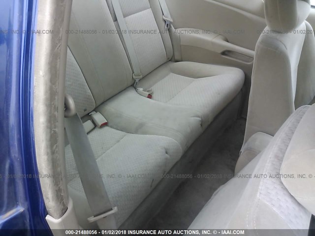 1HGEM22125L025064 - 2005 HONDA CIVIC DX VP BLUE photo 8