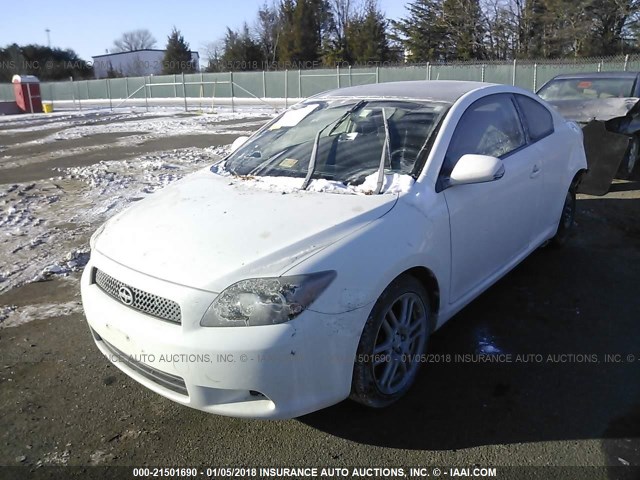 JTKDE3B7XA0320161 - 2010 TOYOTA SCION TC თეთრი ფოტო 2