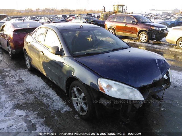 1G2ZG57N184174752 - 2008 PONTIAC G6 SE BLUE photo 1