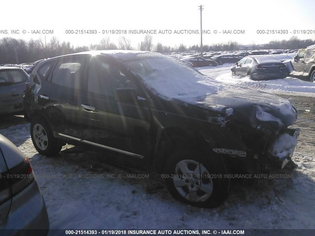 JN8AS5MV6DW603219 - 2013 NISSAN ROGUE S/SV BLACK photo 1