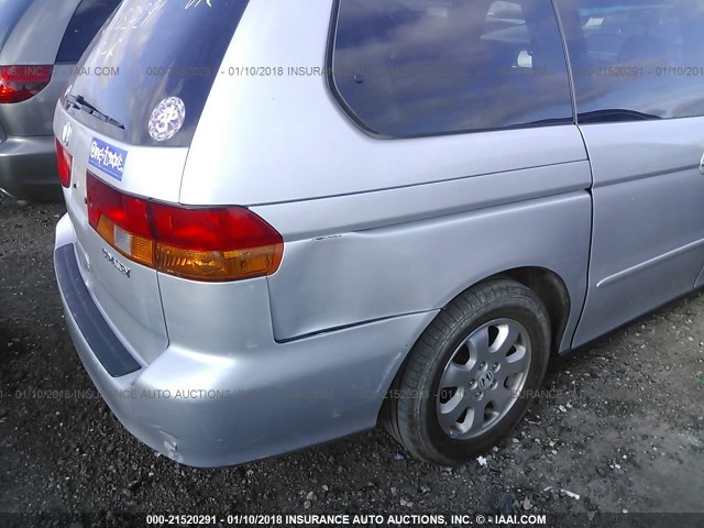 2HKRL189X3H503632 - 2003 HONDA ODYSSEY EXL GRAY photo 6