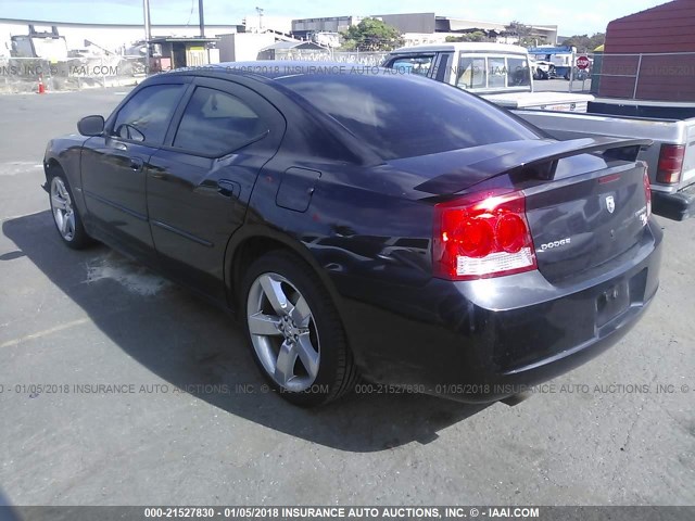 2B3CA5CT3AH101027 - 2010 DODGE CHARGER R/T BLACK photo 3