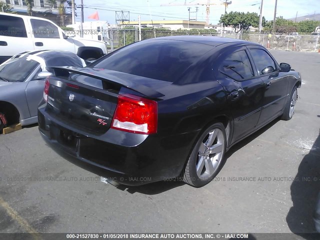 2B3CA5CT3AH101027 - 2010 DODGE CHARGER R/T BLACK photo 4