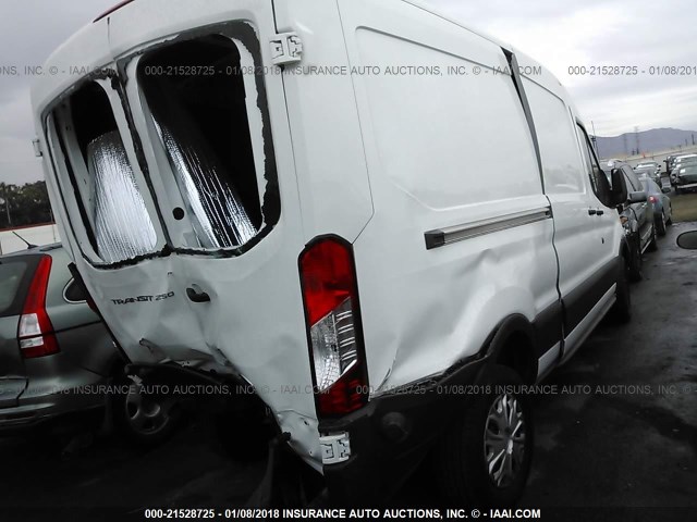 1FTYR2CM7GKA51688 - 2016 FORD TRANSIT T-250 WHITE photo 4