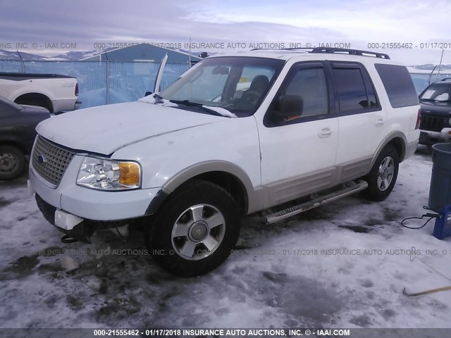 1FMFU18596LA38642 - 2006 FORD EXPEDITION EDDIE BAUER WHITE photo 2