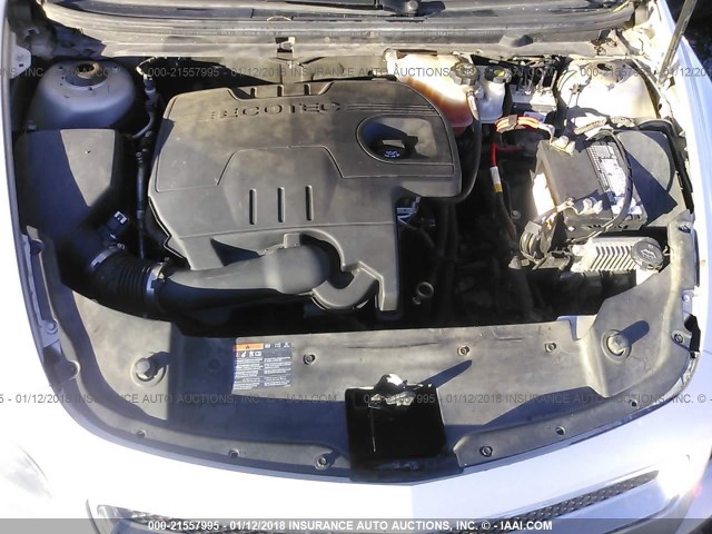 1G1ZA5EU1CF123877 - 2012 CHEVROLET MALIBU LS Gümüş foto 10