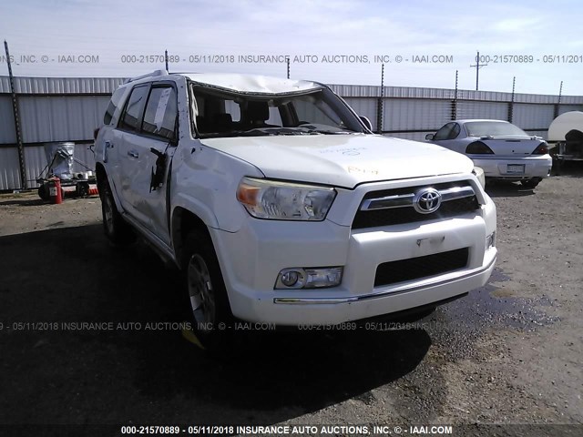 JTEBU5JR5A5019750 - 2010 TOYOTA 4RUNNER SR5/LIMITED/TRAIL WHITE photo 6