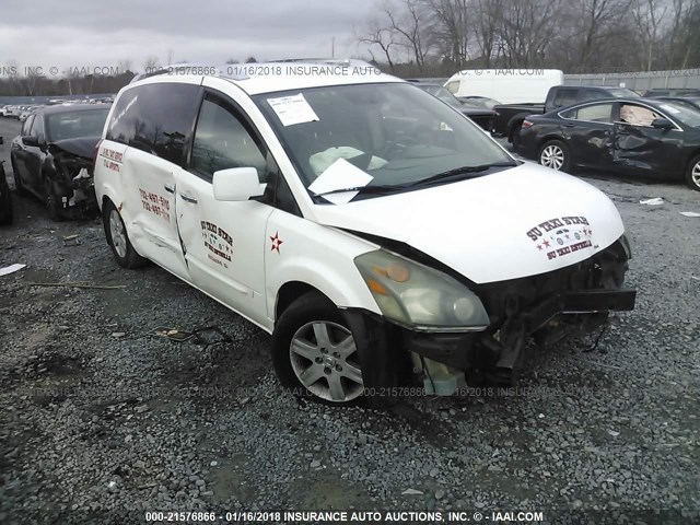 5N1BV28UX7N106686 - 2007 NISSAN QUEST S/SE/SL WHITE photo 1