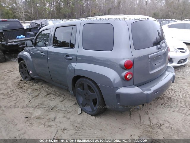 3GNCA23B99S521458 - 2009 CHEVROLET HHR LT GRAY photo 3