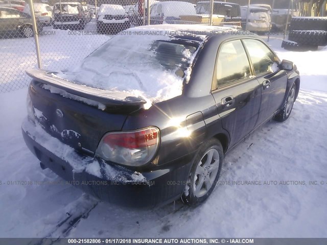 JF1GD67646H521254 - 2006 SUBARU IMPREZA 2.5I BLUE photo 4