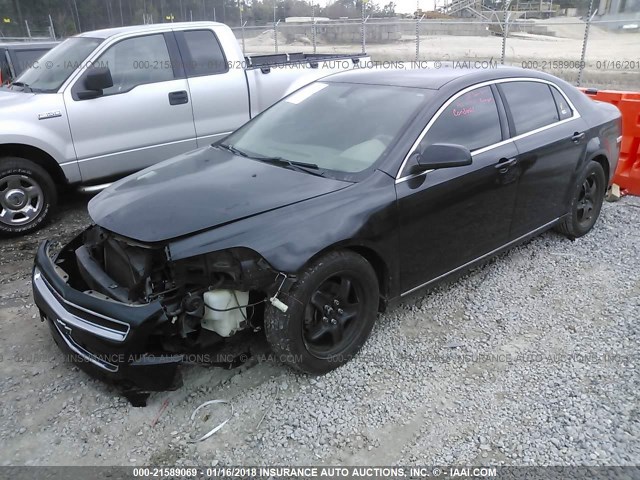 1G1ZC5EB1AF156769 - 2010 CHEVROLET MALIBU 1LT 黑色 照片 2