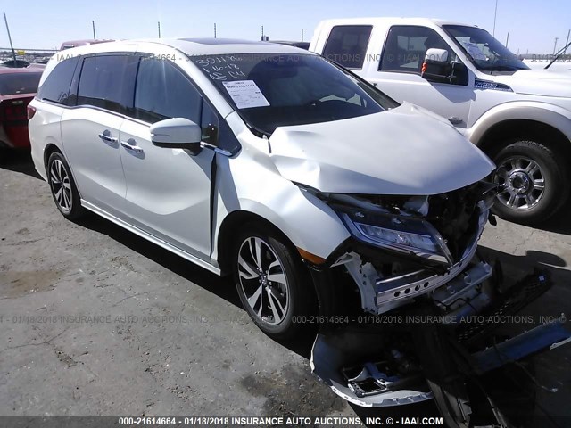 5FNRL6H99JB013062 - 2018 HONDA ODYSSEY ELITE WHITE photo 1