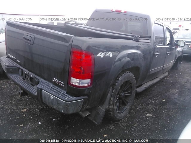 3GTU2WE24CG263679 - 2012 GMC SIERRA K1500 SLT BLACK photo 4