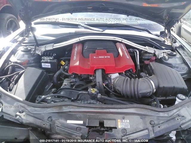 2G1FJ1EP9C9800401 - 2012 CHEVROLET CAMARO ZL1 黑色 照片 10