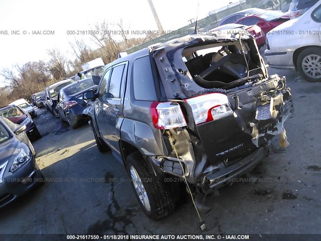 2GKFLREK0C6158757 - 2012 GMC TERRAIN SLE GRAY photo 3