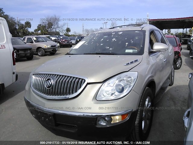 5GALVCED3AJ109464 - 2010 BUICK ENCLAVE CXL GOLD photo 2