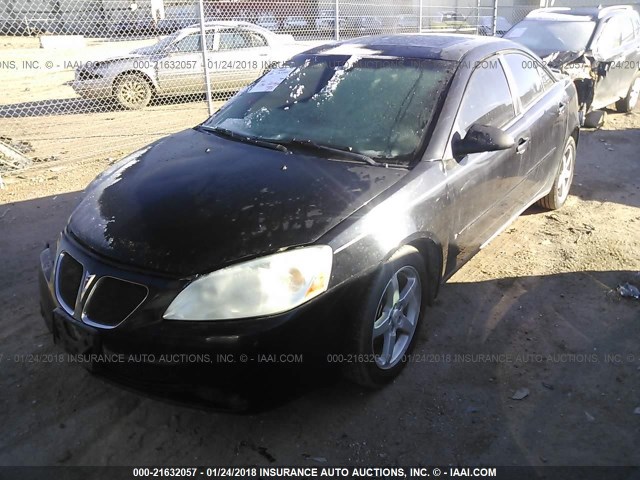 1G2ZG58N674188305 - 2007 PONTIAC G6 SE BLACK photo 2