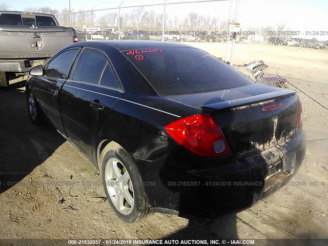 1G2ZG58N674188305 - 2007 PONTIAC G6 SE BLACK photo 3