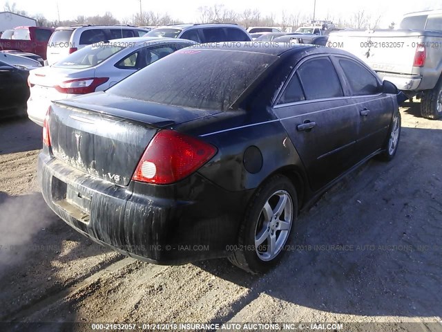 1G2ZG58N674188305 - 2007 PONTIAC G6 SE BLACK photo 4