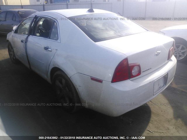 1G1ZD5E03CF350329 - 2012 CHEVROLET MALIBU 2LT WHITE photo 3