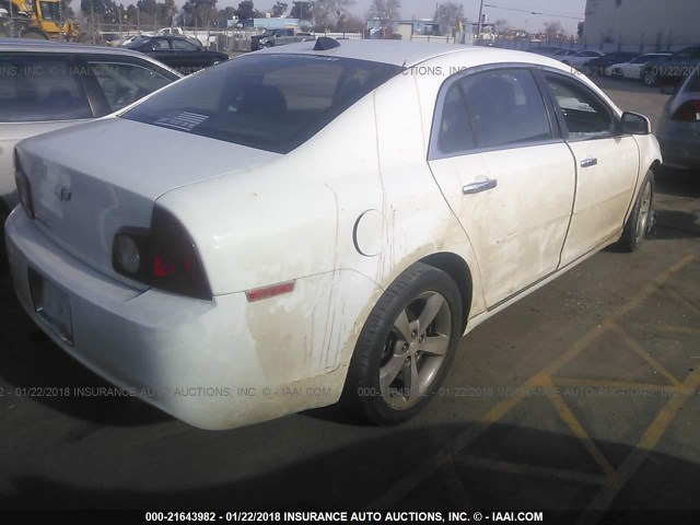 1G1ZD5E03CF350329 - 2012 CHEVROLET MALIBU 2LT WHITE photo 4