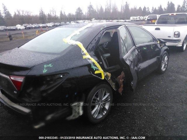 4T1BF1FK4FU025180 - 2015 TOYOTA CAMRY LE/XLE/SE/XSE BLACK photo 6