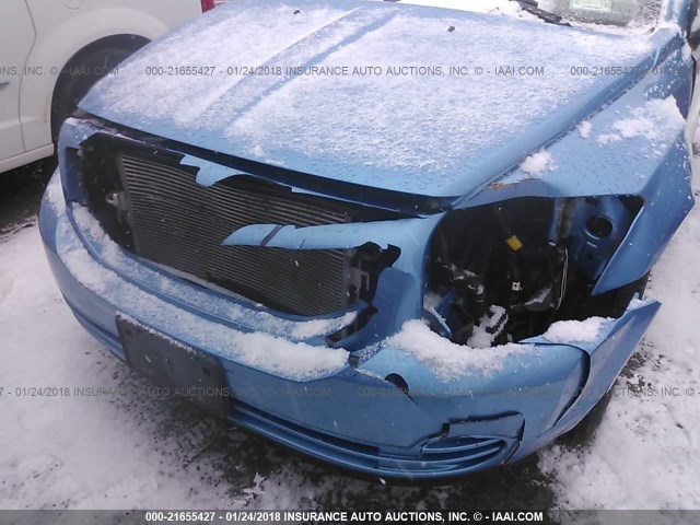 1B3HB48B08D548564 - 2008 DODGE CALIBER SXT BLUE photo 6