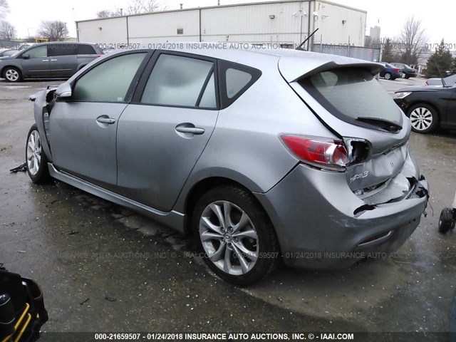 JM1BL1H5XA1113228 - 2010 MAZDA 3 S SILVER photo 3