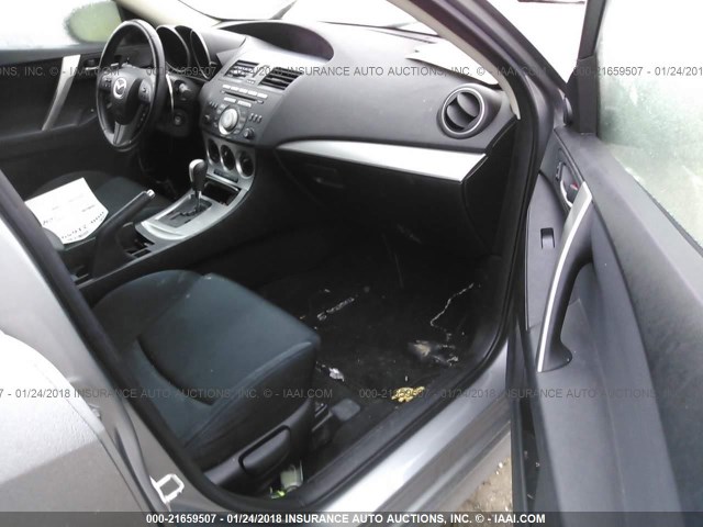 JM1BL1H5XA1113228 - 2010 MAZDA 3 S SILVER photo 5