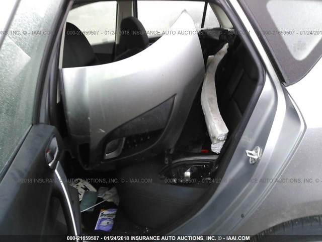 JM1BL1H5XA1113228 - 2010 MAZDA 3 S SILVER photo 8