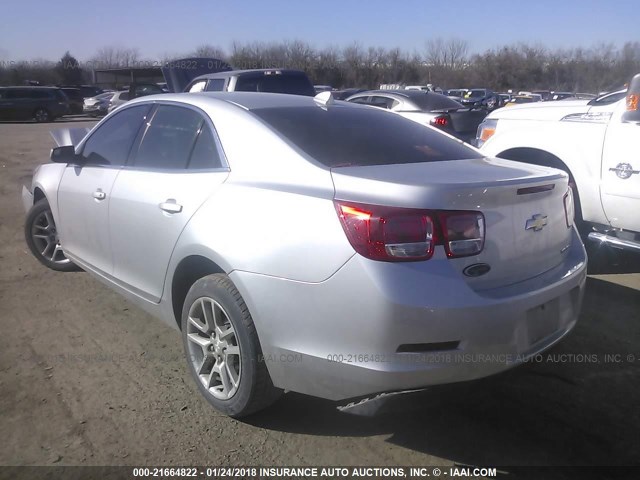 1G11D5RR7DF114483 - 2013 CHEVROLET MALIBU 1LT SILVER photo 3