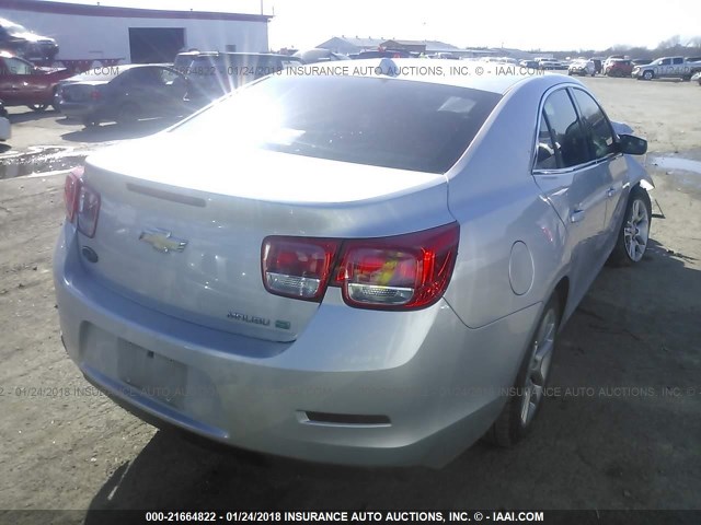 1G11D5RR7DF114483 - 2013 CHEVROLET MALIBU 1LT SILVER photo 4