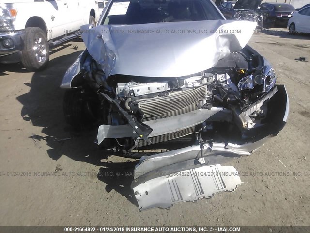 1G11D5RR7DF114483 - 2013 CHEVROLET MALIBU 1LT SILVER photo 6