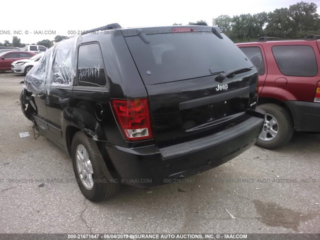 1J4GR48K25C651163 - 2005 JEEP GRAND CHEROKEE LAREDO/COLUMBIA/FREEDOM 黑色 照片 3
