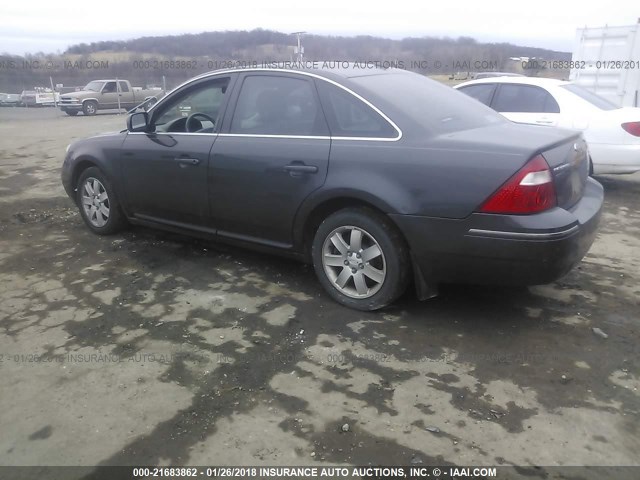 1FAHP24147G137091 - 2007 FORD FIVE HUNDRED SEL GRAY photo 3