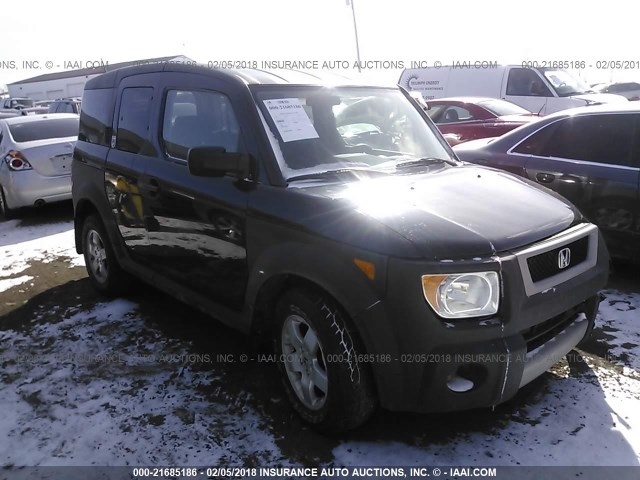 5J6YH28645L002530 - 2005 HONDA ELEMENT EX BLACK photo 1