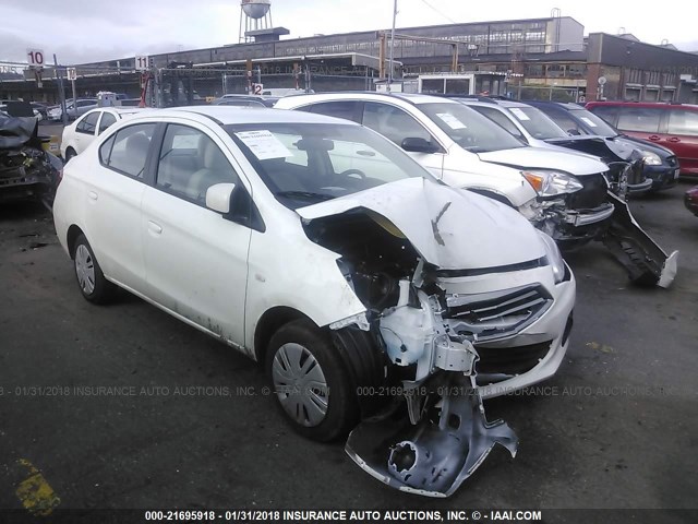 ML32F3FJXHHF14000 - 2017 MITSUBISHI MIRAGE G4 ES WHITE photo 1