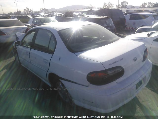 1G1NE52J1Y6217312 - 2000 CHEVROLET MALIBU LS 白色 照片 3