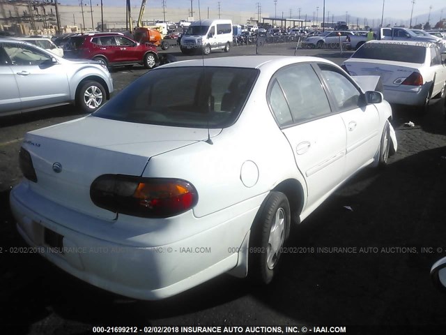 1G1NE52J1Y6217312 - 2000 CHEVROLET MALIBU LS 白色 照片 4