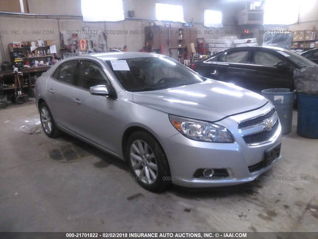 1G11E5SA5DF155597 - 2013 CHEVROLET MALIBU 2LT SILVER photo 1