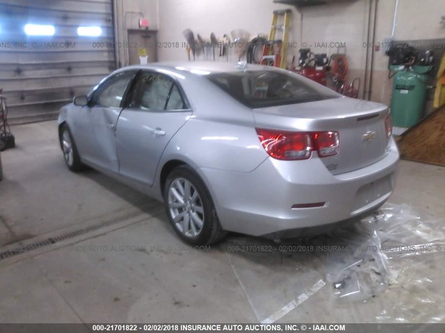 1G11E5SA5DF155597 - 2013 CHEVROLET MALIBU 2LT SILVER photo 3