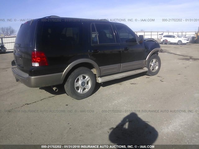 1FMPU17L24LA87604 - 2004 FORD EXPEDITION EDDIE BAUER BLACK photo 4