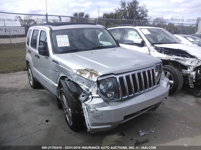 1C4PJLFK6CW166143 - 2012 JEEP LIBERTY JET SILVER photo 6