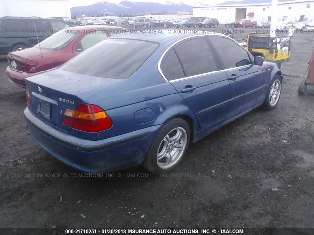 WBAEW53493PG20521 - 2003 BMW 330 XI BLUE photo 4