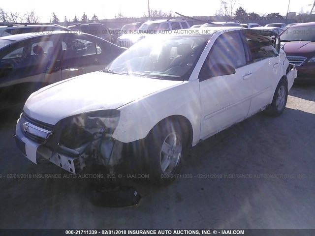 1G1ZT54865F176768 - 2005 CHEVROLET MALIBU LS Ақ фото 2