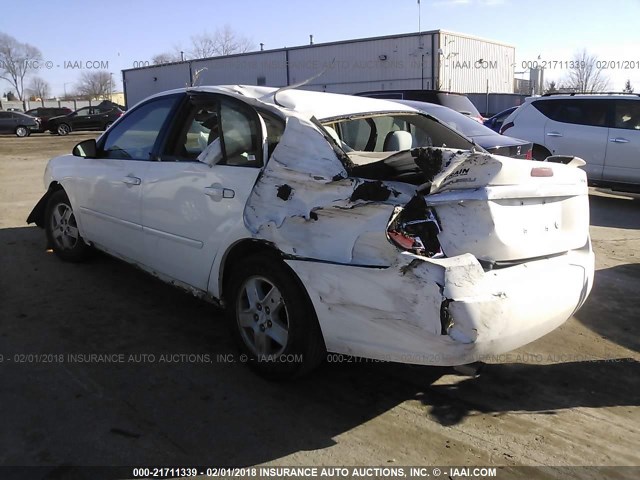 1G1ZT54865F176768 - 2005 CHEVROLET MALIBU LS Ақ фото 3
