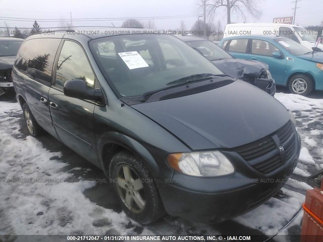 2D4GP44L96R852113 - 2006 DODGE GRAND CARAVAN SXT GRAY photo 1