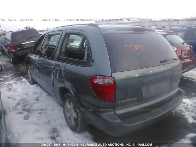 2D4GP44L96R852113 - 2006 DODGE GRAND CARAVAN SXT GRAY photo 3