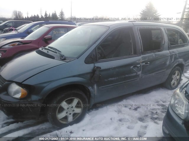 2D4GP44L96R852113 - 2006 DODGE GRAND CARAVAN SXT GRAY photo 6