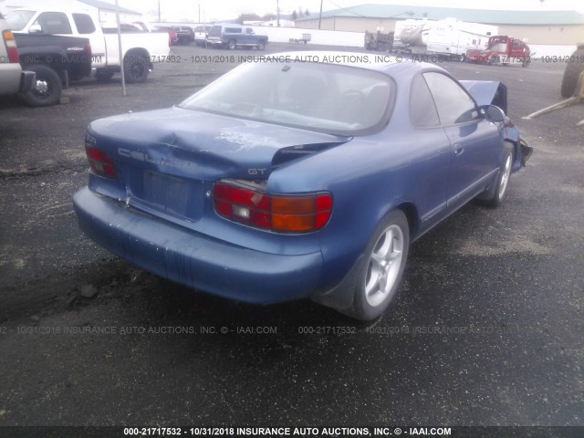 JT2ST87FXL0037935 - 1990 TOYOTA CELICA GT BLUE photo 4